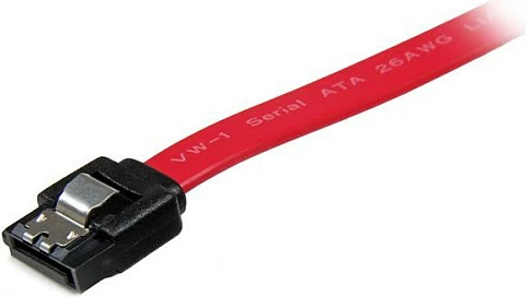 Kabl SATA StarTech LSATA6, 15 cm, latching, SATA 3 6Gbps, i kuq