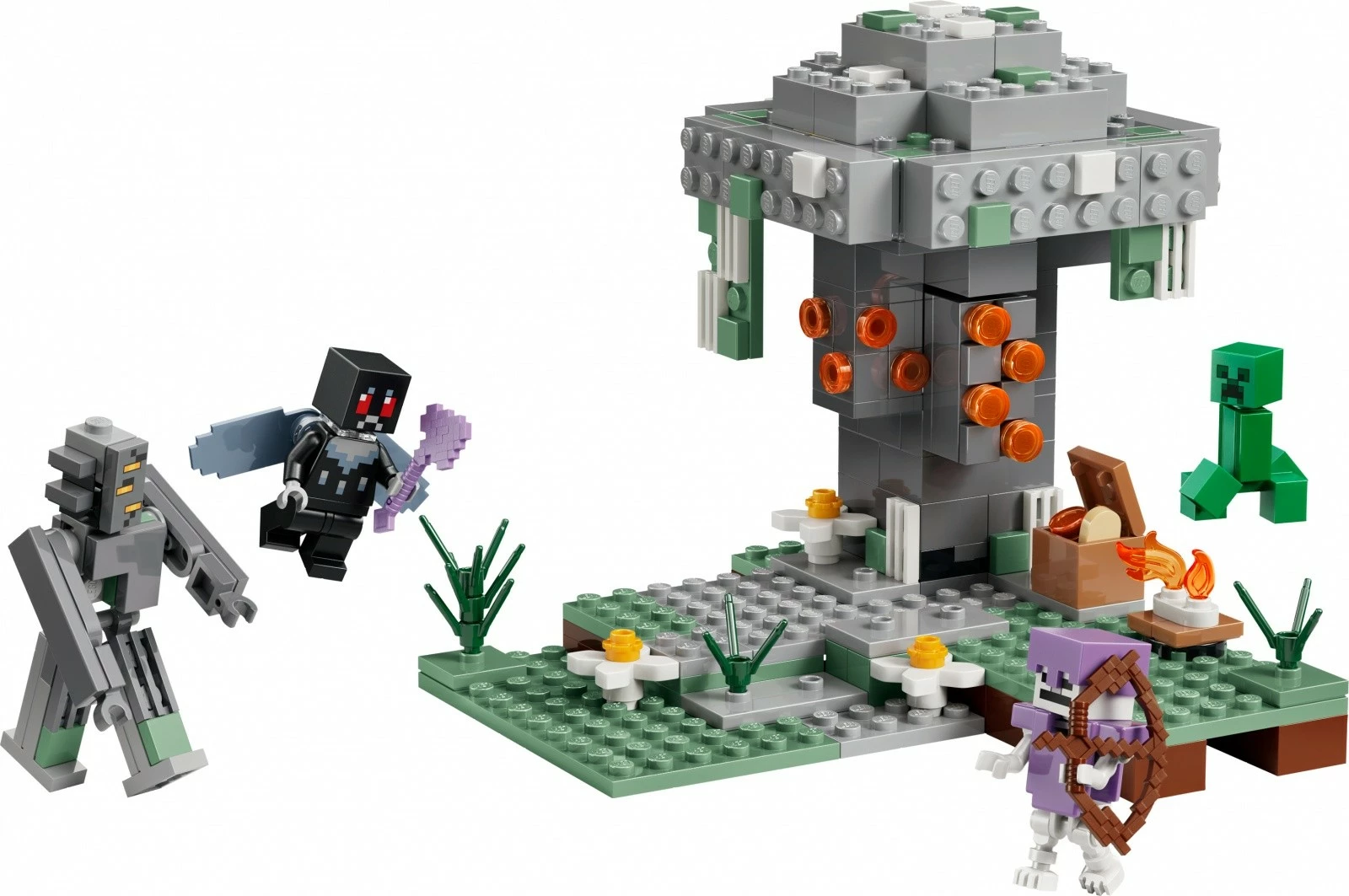 Set ndërtimi, LEGO Minecraft, 21586 The Pale Garden, 243 pjesë, 7+