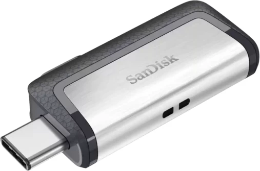 USB memorje SanDisk Ultra Dual SDDDC2-032G-G46 32GB USB 3.1 Gen 1 USB-C/USB-A, zi/gri, 1 copë