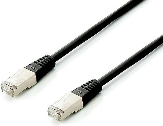 Kabllo rrjeti Cat6a EQUIP S/FTP, 1m, set 10 copë, e zezë