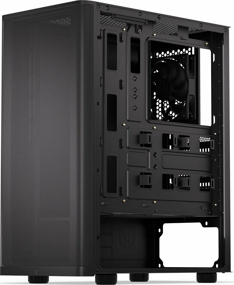 Kasë Endorfy Ventum 200 Solid EY2A001 Midi Tower ATX pa PSU pa dritare USB 3.0 x2 e zezë
