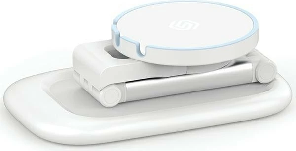 Mbajtëse magnetike MagSafe SODI BM310, e palosshme/e rregullueshme për iPhone 15/14/13/12, me pllakë magnetike të ndërrueshme, e bardhë