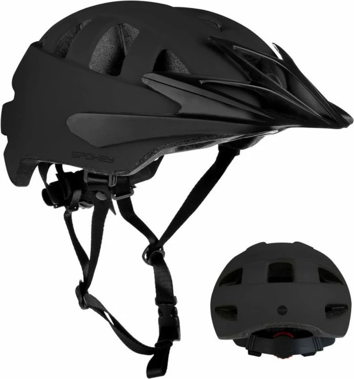 Helmetë për meshkuj dhe femra Spokey, e zezë