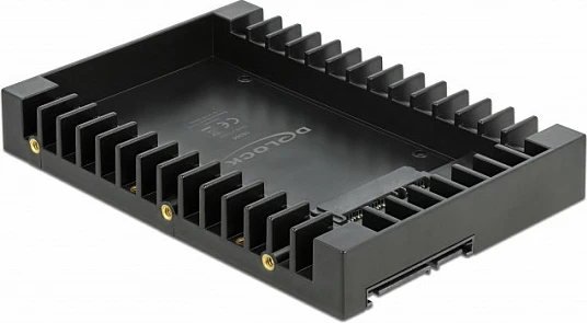 Kornizë montimi DeLOCK 3.5" për disk 2.5" SATA III, 6 Gbit/s, e zezë