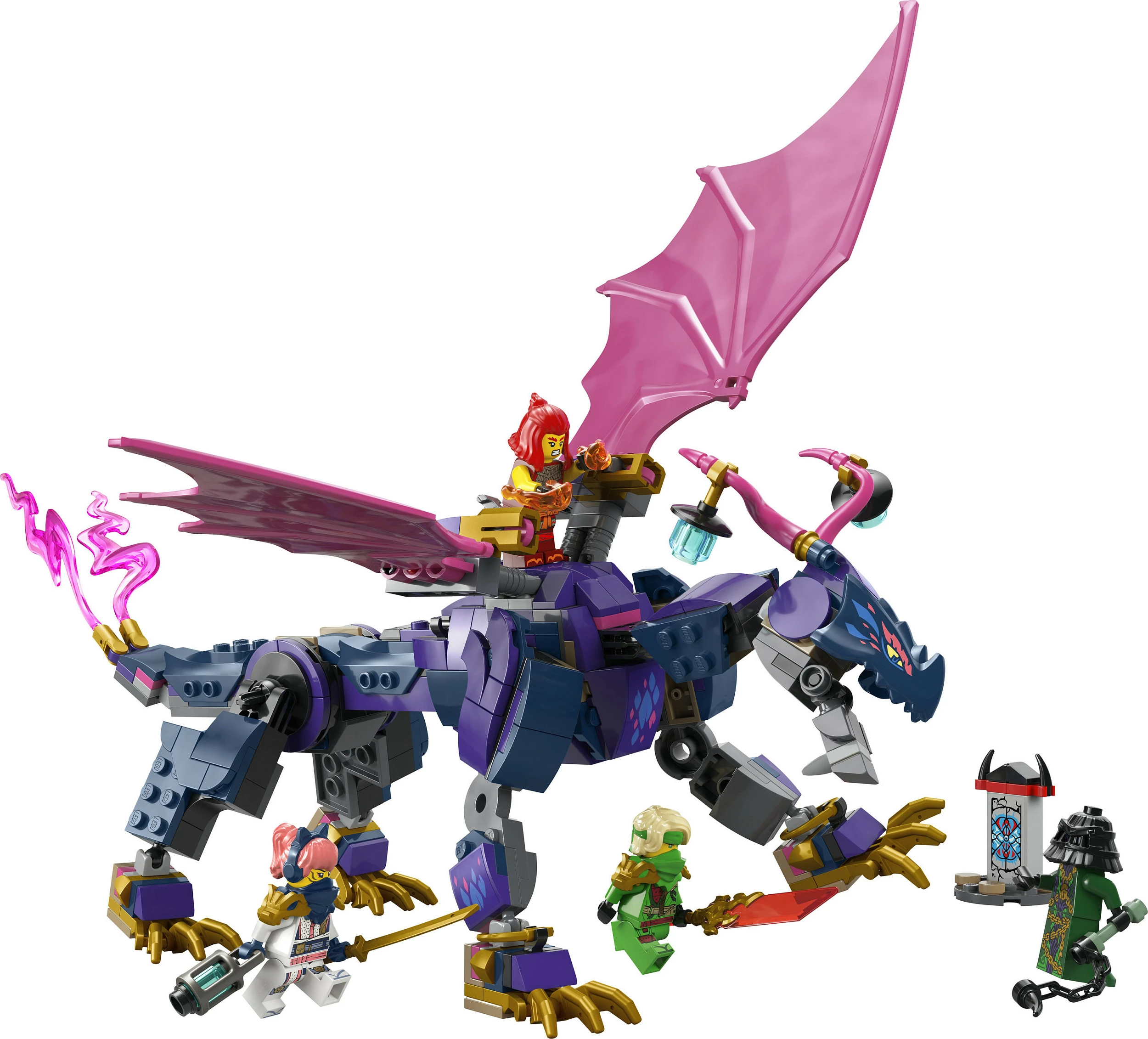 Set ndërtimi LEGO NINJAGO 71842 Rontu Master Dragon, 381 copë, 7+, shumëngjyrësh