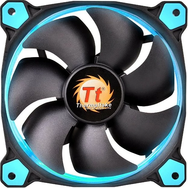 Ventilator kase Thermaltake Riing 14 LED, 140mm, 1400 RPM, Kaltër