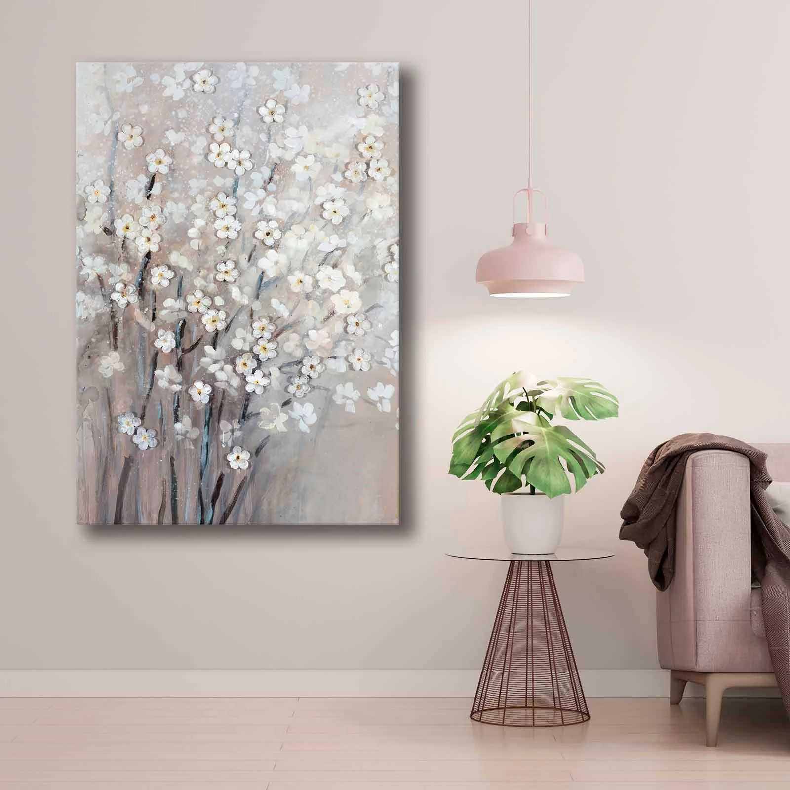 Pikturë dekorative në kanavacë, shumëngjyrëshe, Wallity, 70x100cm