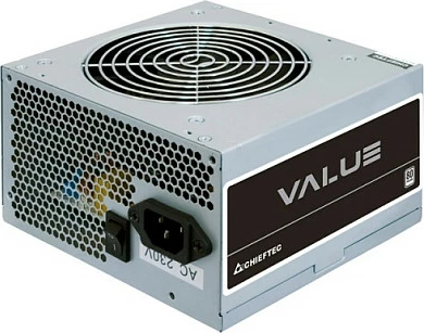 Furnizues rryme Chieftec Value APB-600B8, 600W, 80 PLUS, ATX, non-modular, argjend/zi