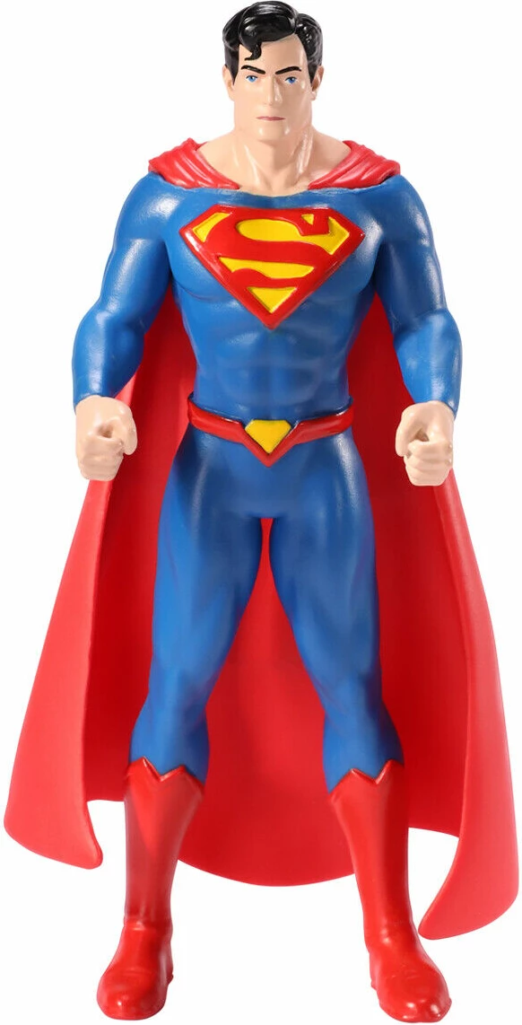 Figurinë mini fleksibile, Noble Collection, Bendyfig DC Superman (Comic), 14 cm, blu/kuqe