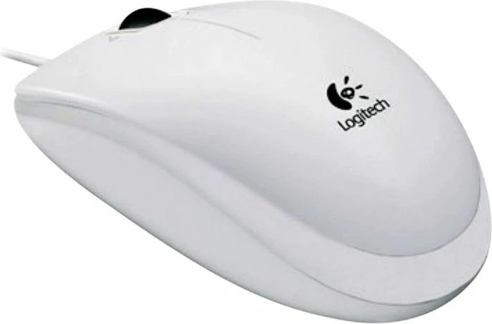 Maus Logitech B100, optik, USB, 800 dpi, e bardhë