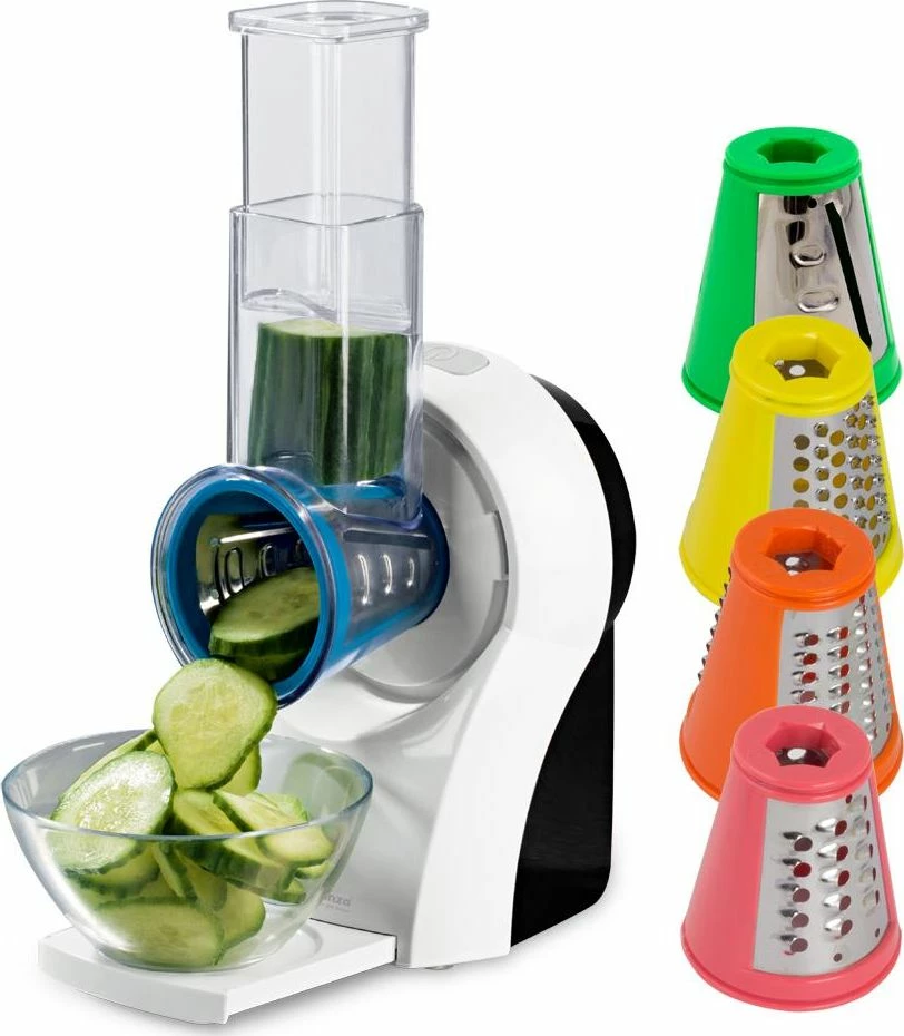 Grirëse ushqimi Esperanza EKM026 Caprese 150W, 5 shtojca grirjeje, Bardhë/Zi