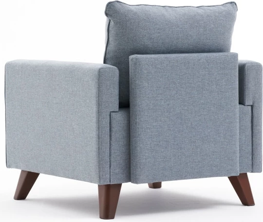 Karrige një vendëshe Atelier del Sofa, Bella Soft, ngjyrë kaltër