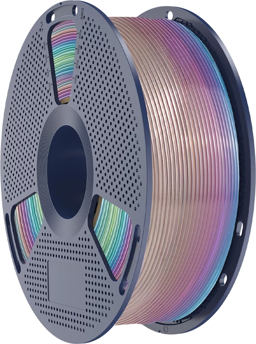 Filament PLA për printim 3D Sunlu PLA T R 04 transparent Rainbow
