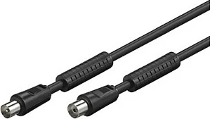 Kabllo koaksiale GoodConnections Alcasa S-PAK10S, 10 m, 75 Ω, e zezë