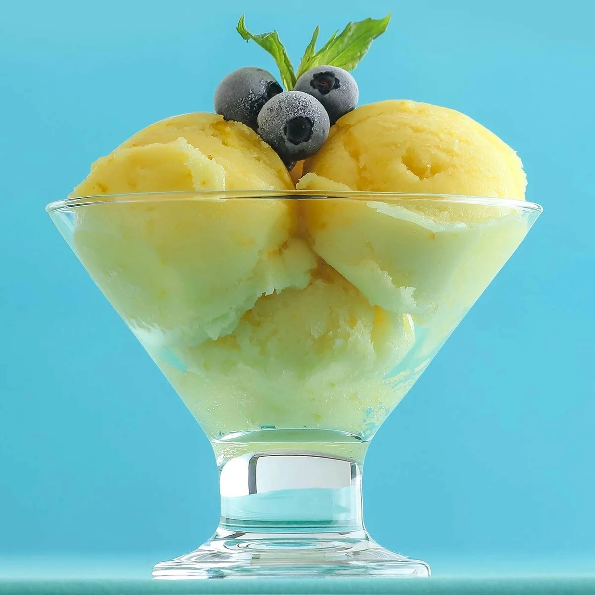 Kupë qelqi për akullore & ëmbëlsira LAV Florence 165 ml, transparente, set 12 copë