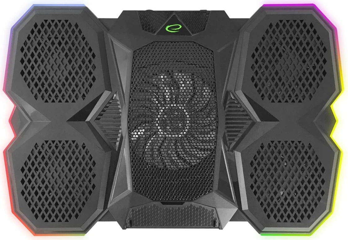 Ftohës për laptop Esperanza EGC107, 3 ventilatorë, i zi