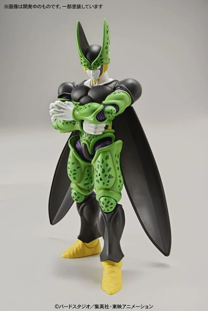 Model plastik Figure-rise Bandai Perfect Cell Dragon Ball Z, koleksion, jeshile/vjollcë