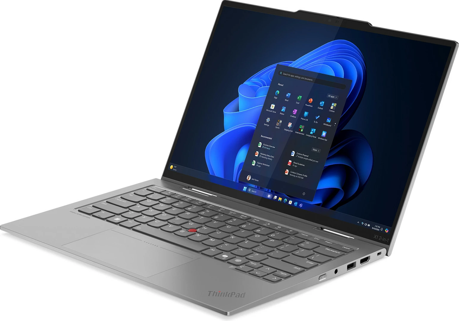 Kompjuter Lenovo X1 2in1 G10, Ultra7 255U, 32GB RAM, 1TB SSD, 14 inch, gri