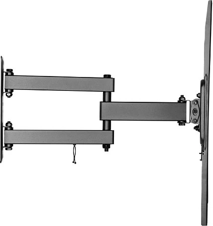 Mbajtëse muri TV EQUIP, 32"-55", e artikulueshme, VESA deri 400x400, 35 kg, e zezë
