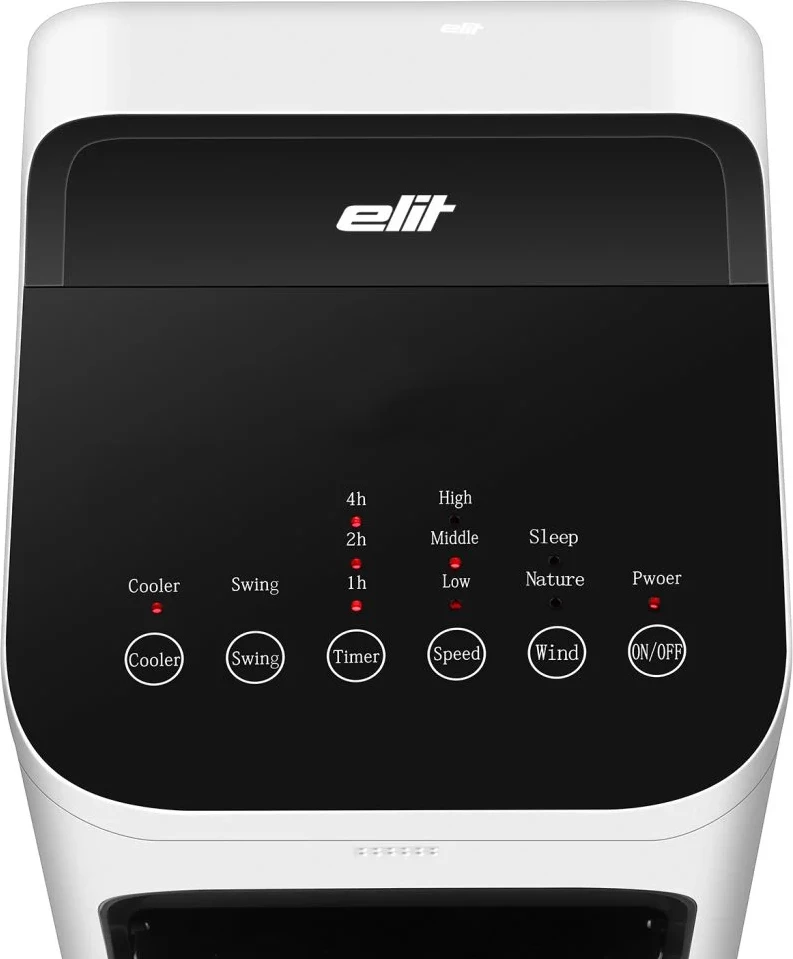 Ftohës ajri, Elit AC-25RC IceWind PRO, depozitë 5L, 80W, 3 shpejtësi, 3 modalitete, timer 7h, telekomandë 7