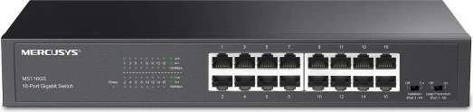 Switch TP-Link Mercusys MS116GS 16 porta Gigabit, desktop/rackmount, i zi
