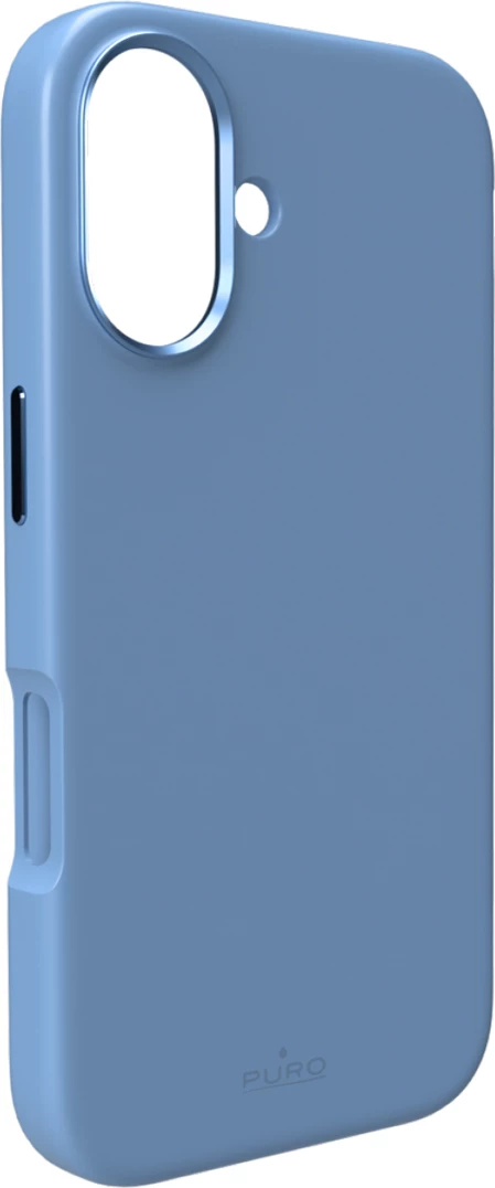 Mbështjellës Puro Icon Mag Pro për iPhone 17, MagSafe, me mbrojtje kamere, butona alumini, Blu