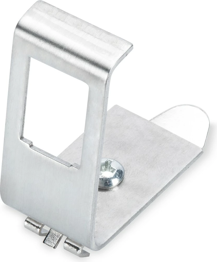 Adapter për shinë DIN Digitus, për 1 Keystone, metalik, argjend