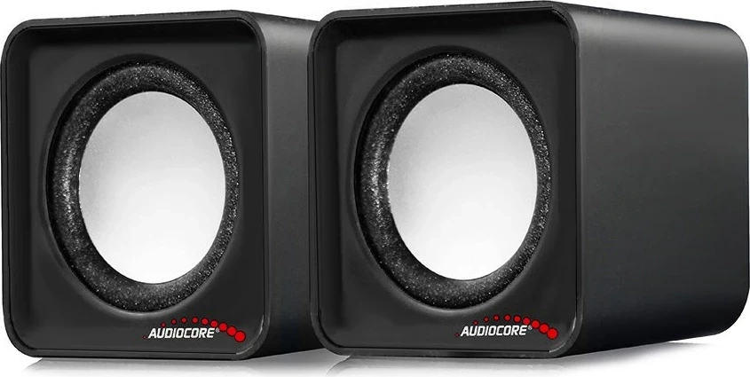 Kufje Audiocore AC870 B, 2-way 3 W, e zezë, e hirtë