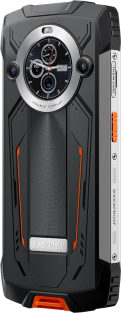 Celular rugged Blackview BV8200 12/256GB, 6.5" 120Hz, 8800mAh, IP68/IP69K, portokalli