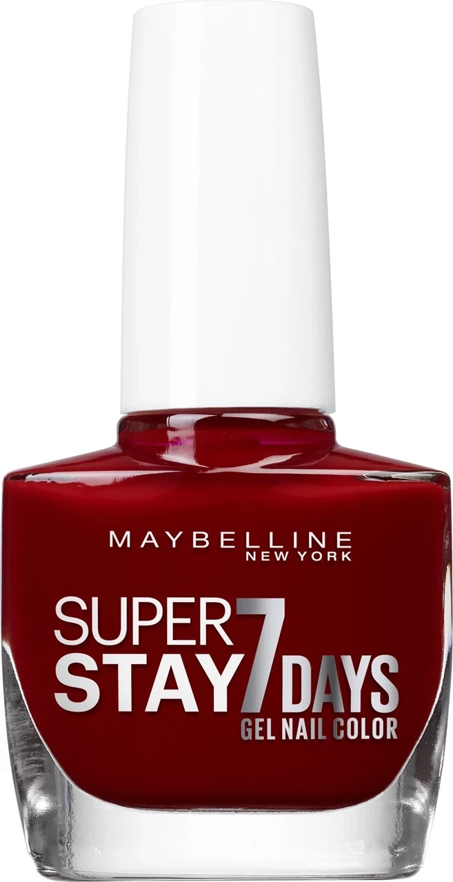 Llak për thonj Maybelline, Super Stay 7 Days Forever Strong, 501 Cherry Sin, 10ml