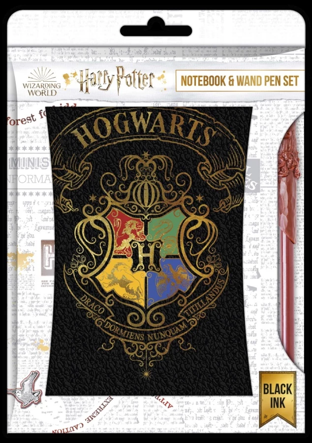 Set fletore dhe stilolaps BLUE SKY Harry Potter Colourful Crest, bojë e zezë