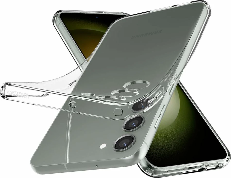Mbështjellës Spigen Liquid Crystal për Samsung Galaxy S23, Transparent