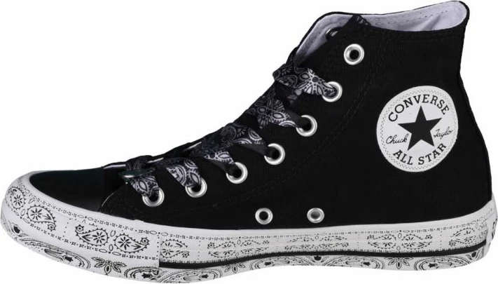Atlete të larta për femra Converse X Miley Cyrus Chuck Taylor All Star, të zeza [Madhësia: 42.5]