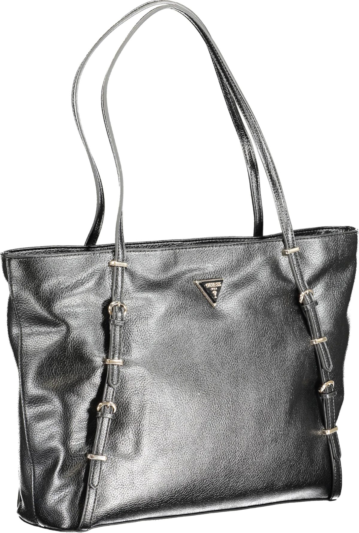 Çantë femra GUESS JEANS Levia, e zezë