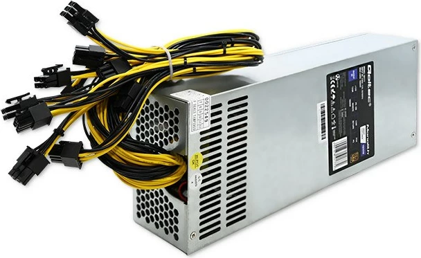 Kasë furnizues energjie Qoltec 50177, 1600W, 80 PLUS Gold, Silver