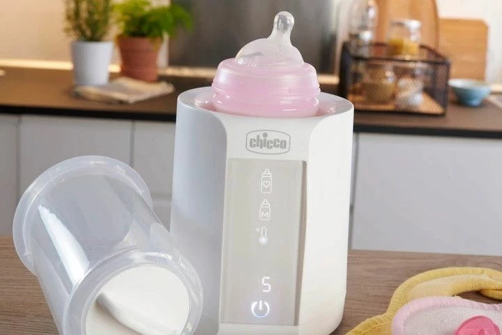 Ngrohës shisheje me sterilizator Chicco CHI000312, 1 shishe, ekran me prekje, bardhë