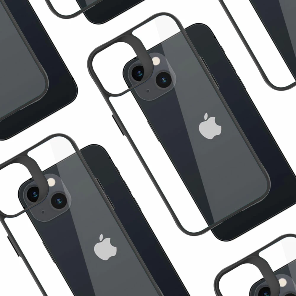 Mbështjellës 3mk Comfort Set 4in1 për iPhone 14, i zi