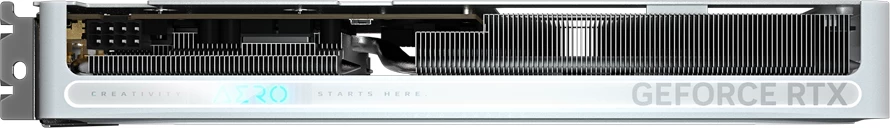 Kartë grafike GIGABYTE GeForce RTX 5060 AERO OC 8G, 8GB GDDR7 128-bit, PCIe 5.0, e bardhë, Retail