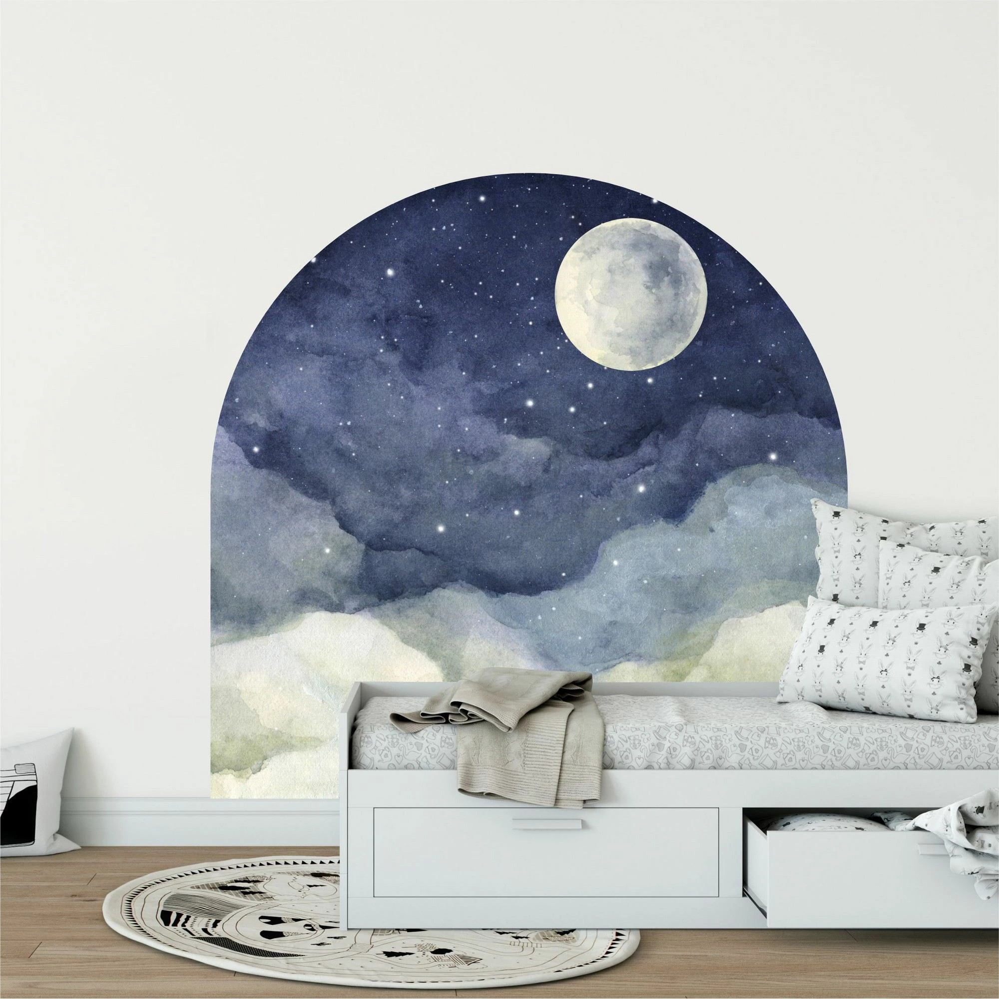 Sticker dekorativ për mur Wallity, MB-00113, shumëngjyrësh, 100x70cm