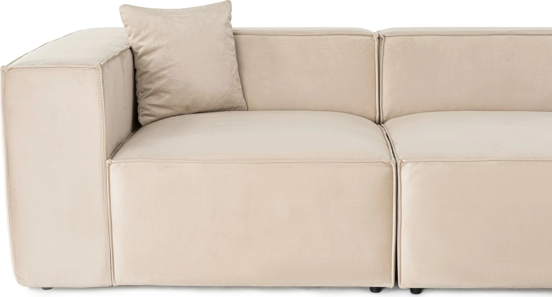 Divan dy ulëshe Lora, krem, Atelier del Sofa