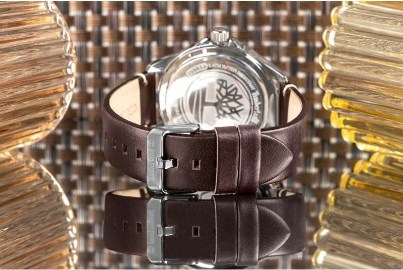 Orë dore meshkuj Timberland Swampscott TBL.15941JYUK/53, jeshile/kafe, set me çantë