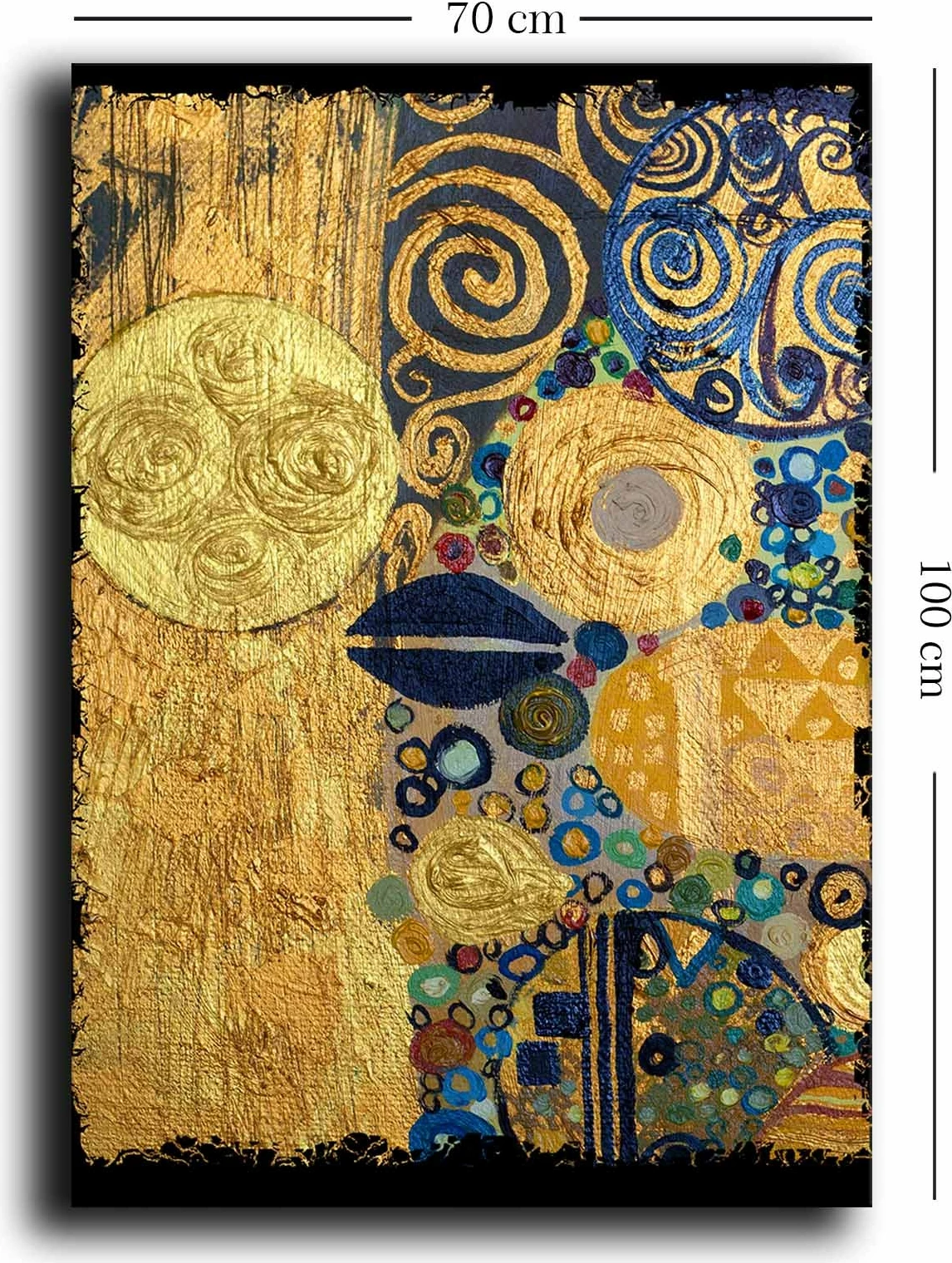 Pikturë dekorative në kanavacë, Wallity, 70100GSC-020, shumëngjyrëshe, 70x100cm