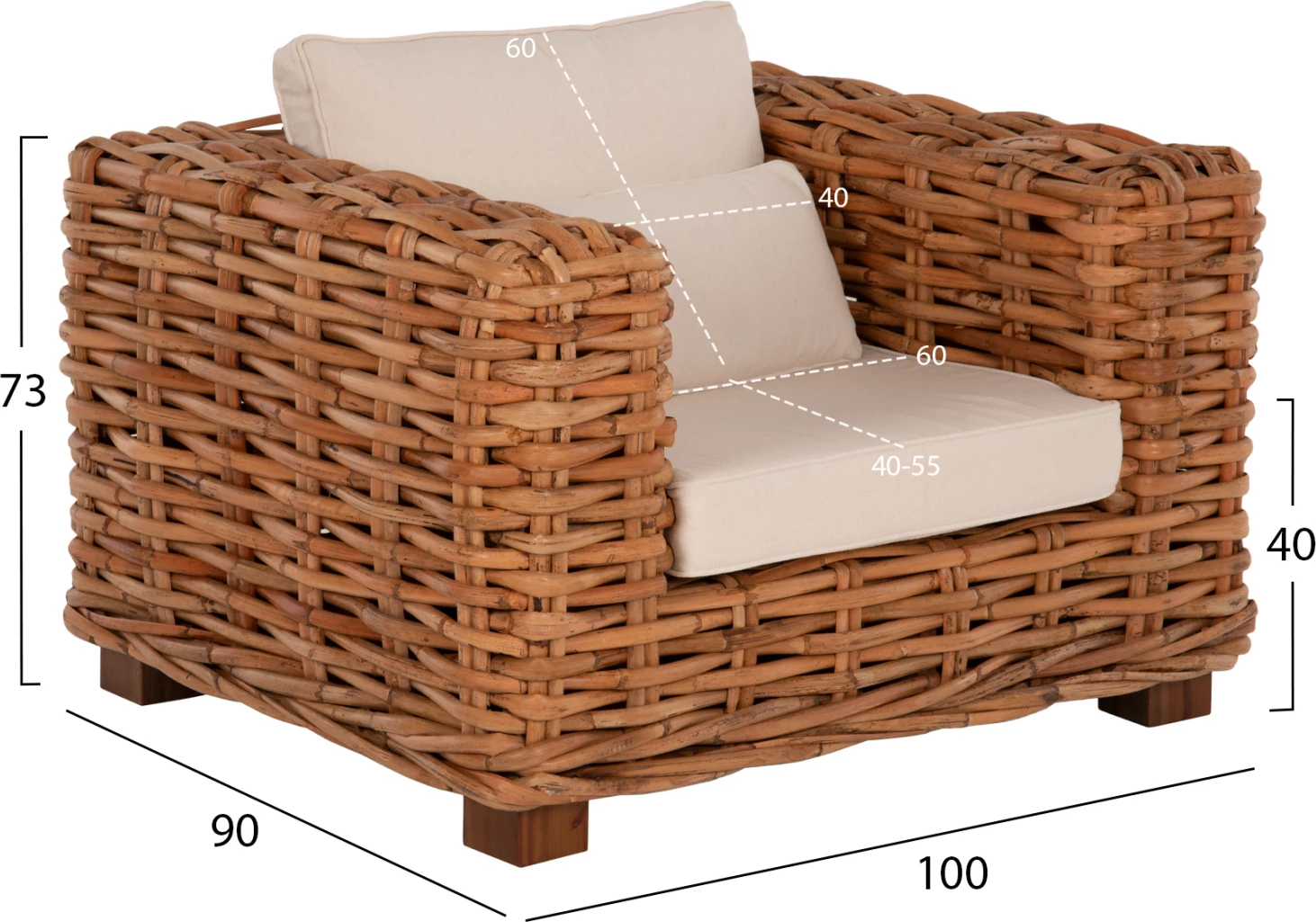 Set kopshti TROPEL FH9656, 4 pjesë