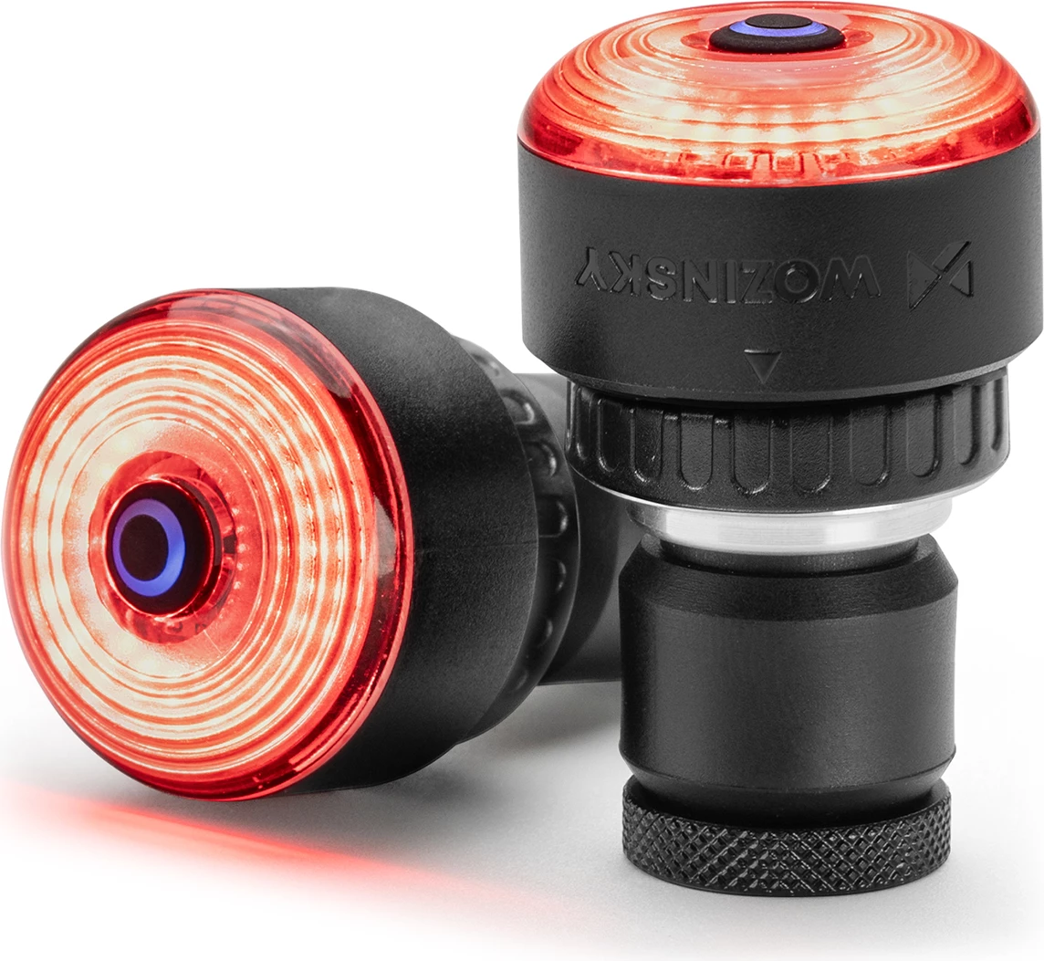 Dritë e pasme biçiklete smart, Wozinsky WIS-02, LED, 250 mAh, USB-C, rezistente ndaj ujit, sensor frenimi, e zezë, 1 copë