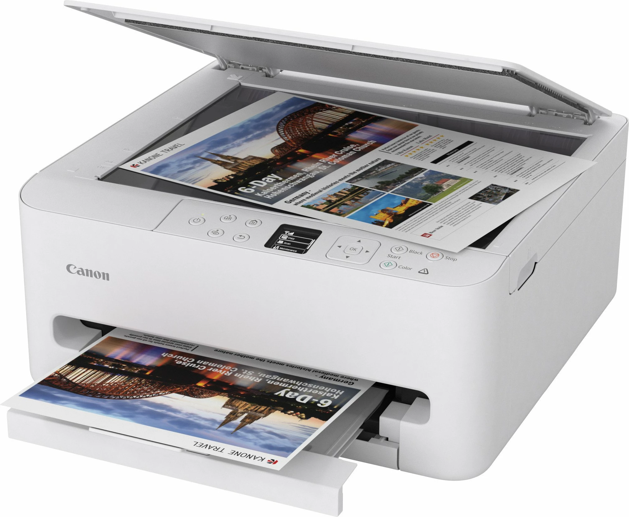 Pajisje multifunksionale inkjet Canon PIXMA TS6550i 7179C006, A4, Wi‑Fi, duplex, e bardhë