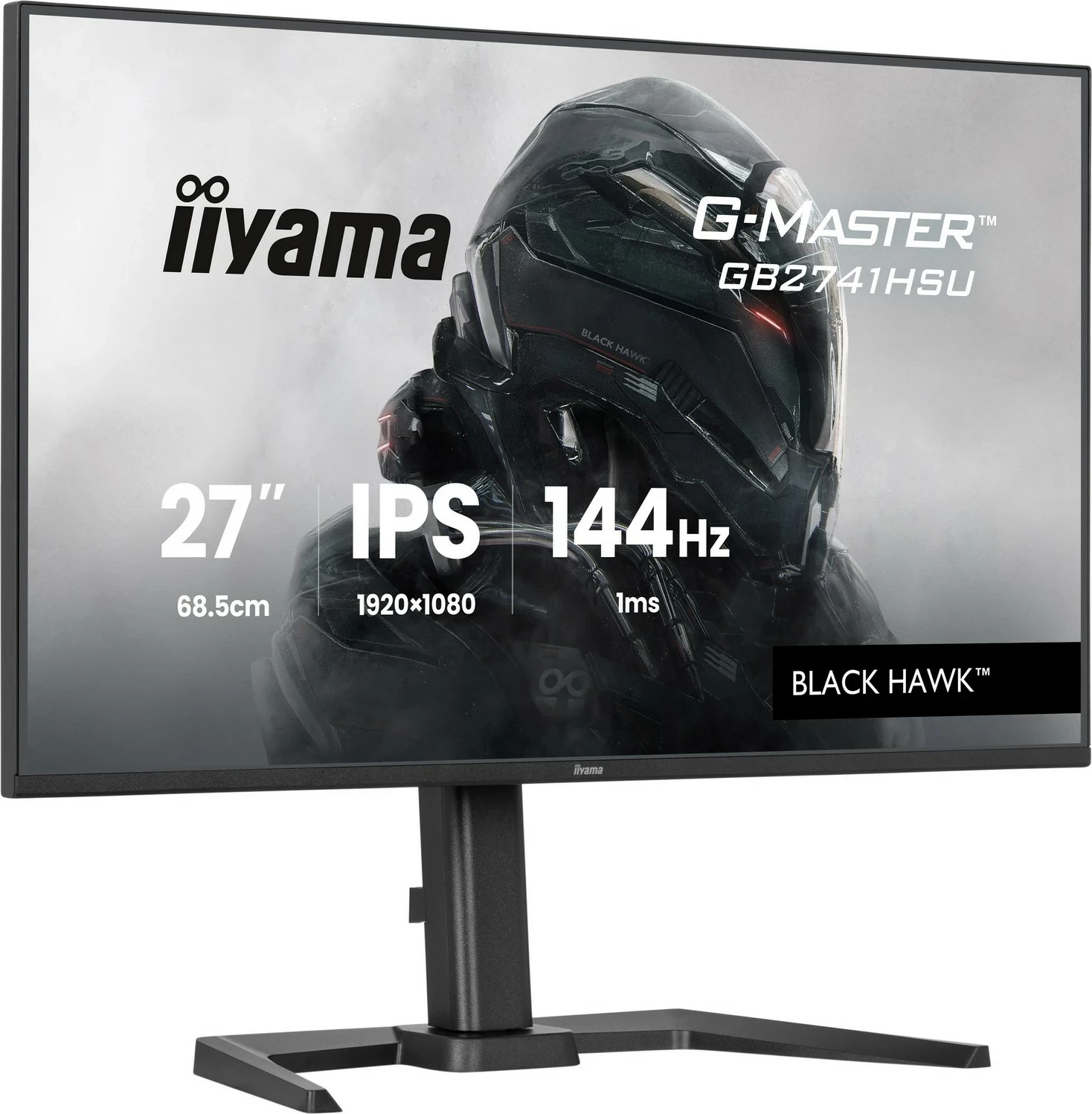 Monitor gaming iiyama G-Master GB2741HSU-B1, 27", Full HD, IPS, 144Hz, zi