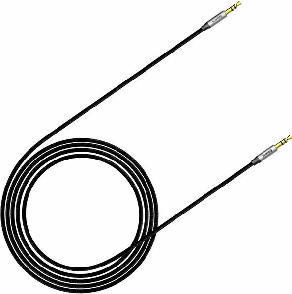 Kabllo audio Baseus Yiven Audio M30 3.5mm Jack–3.5mm Jack 1m, e zezë