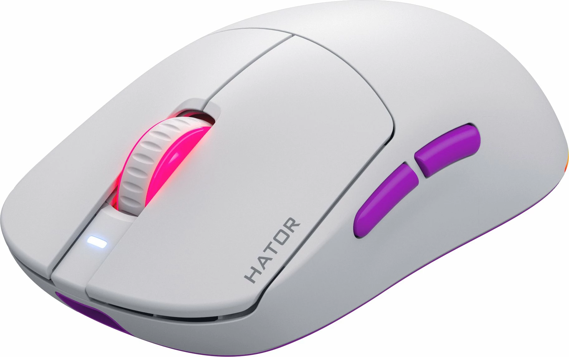 Maus gaming Hator Quasar 3 Ultra HTM-771 30000 DPI 8000Hz wireless RGB, i bardhë