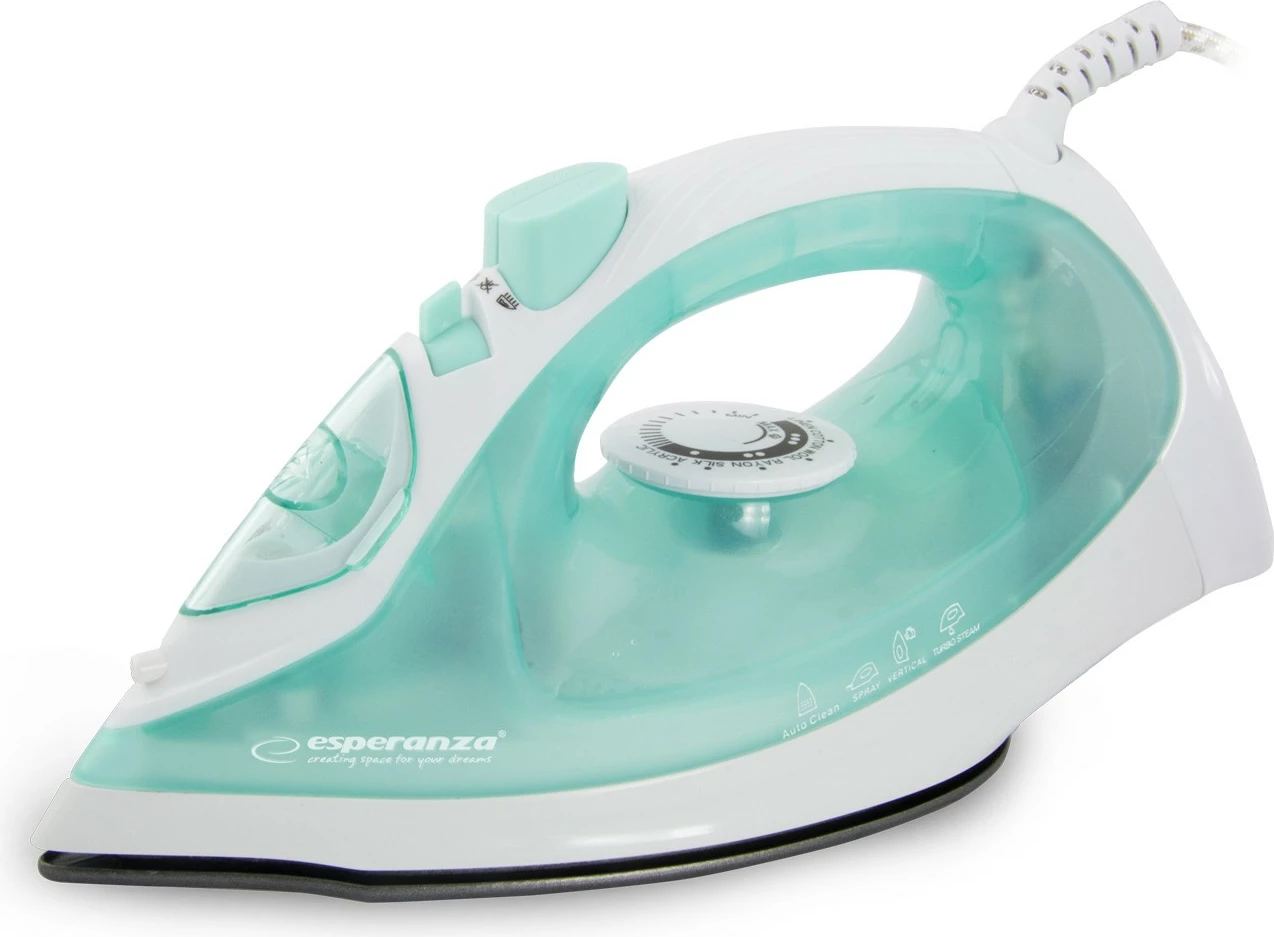 Hekur me avull Esperanza Silk EHI005, 2200W, Turkeze