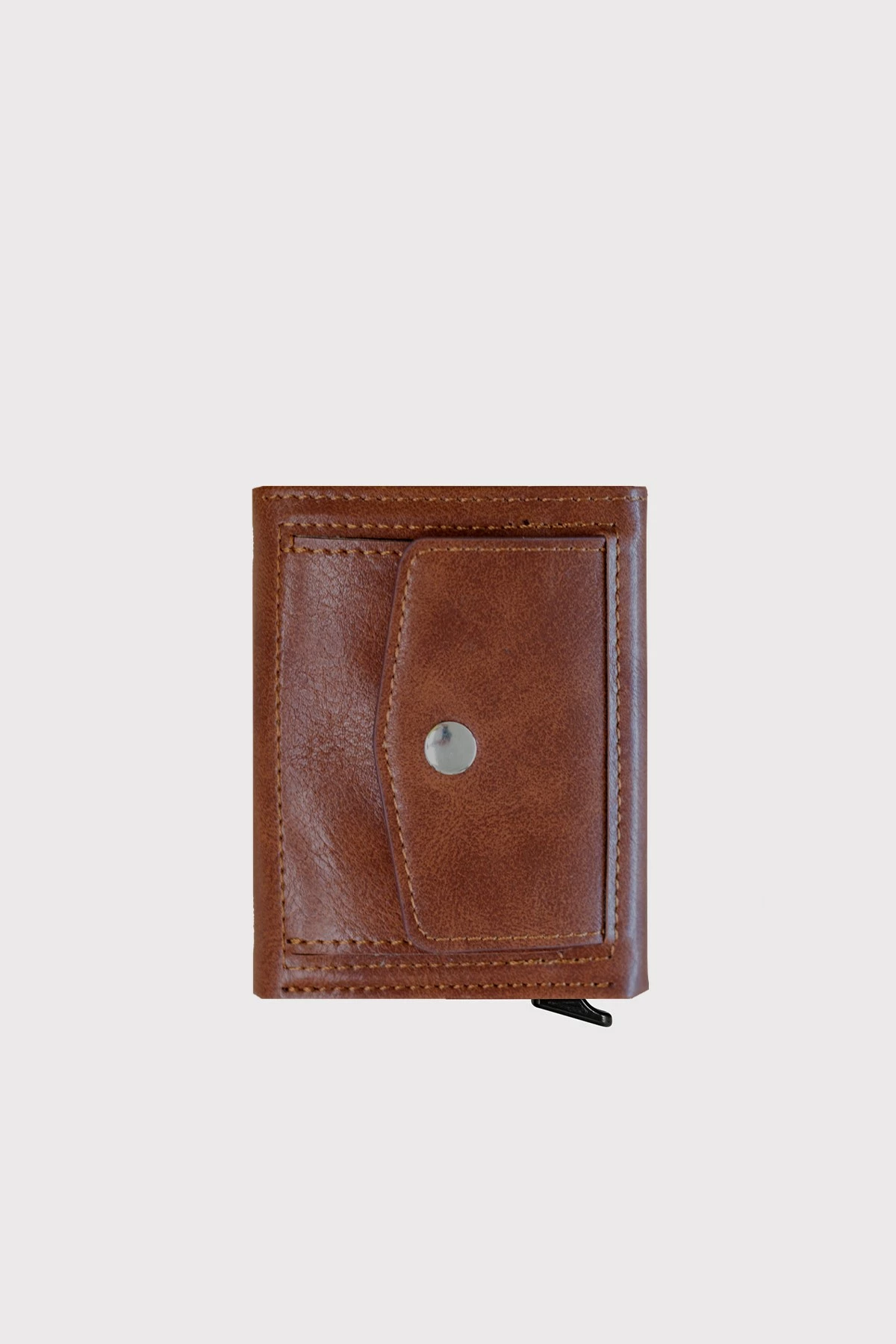 Portofol unisex Zoozie Bags, Malta, ngjyrë kafe e hapur